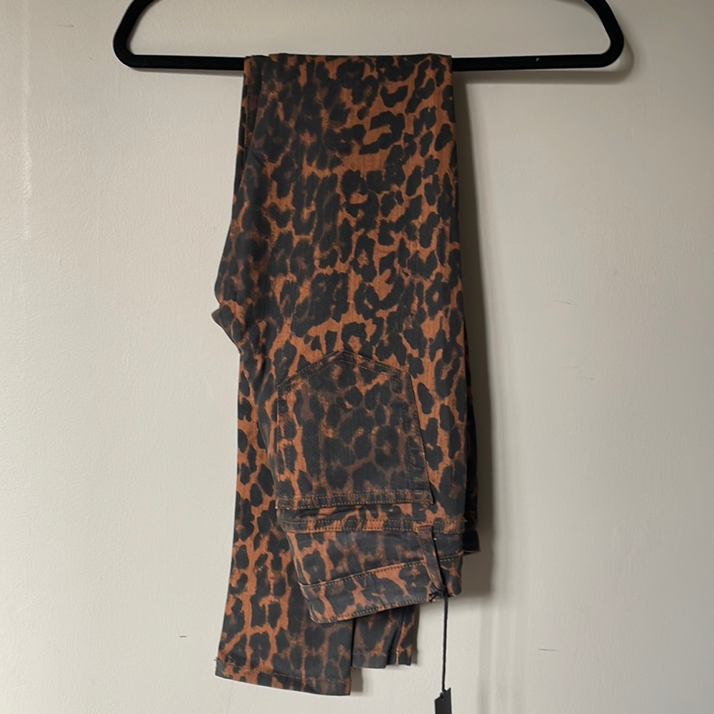 Joe’s animal print jeans